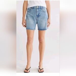 FRAME The Easy Short Blue Denim Shorts 100% Cotton  Large Size 29 Euc